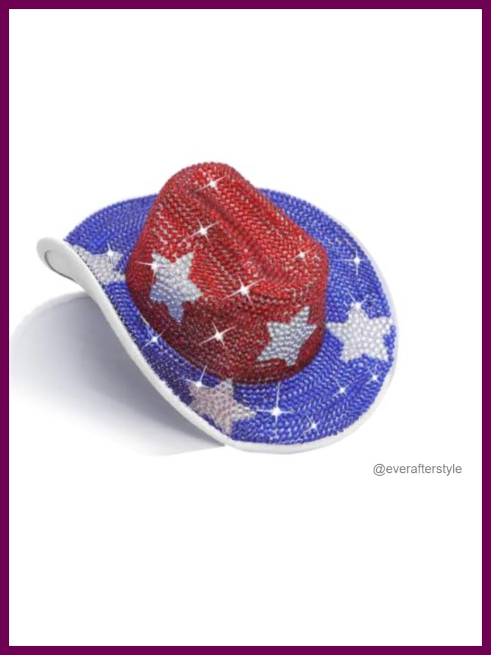 Rhinestone Cowboy Hat Soft Felt Western Cowgirl Party Rodeo
